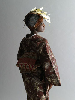 Image result for African prints meet Japanese kimonos in beautiful collection created by Cameroonian designer [Photos].