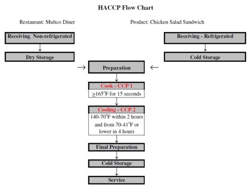 Haccp Recipe Flow Chart