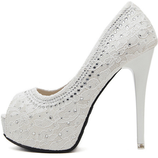 open toe embellished heels