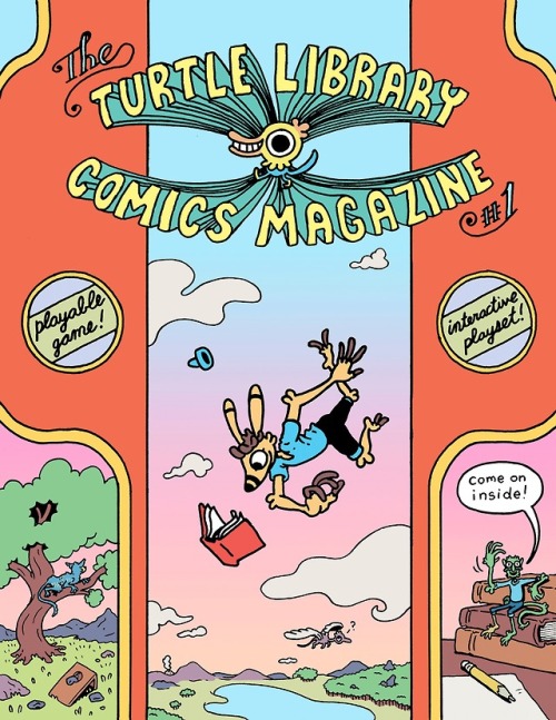 DEBUTING AT TCAF 2018 - THE TURTLE LIBRARY COMICS MAGAZINE by...