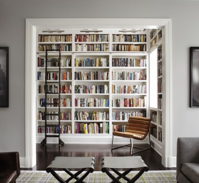 A Lincoln Park residence home library by Lichten Craig. [1000x922]