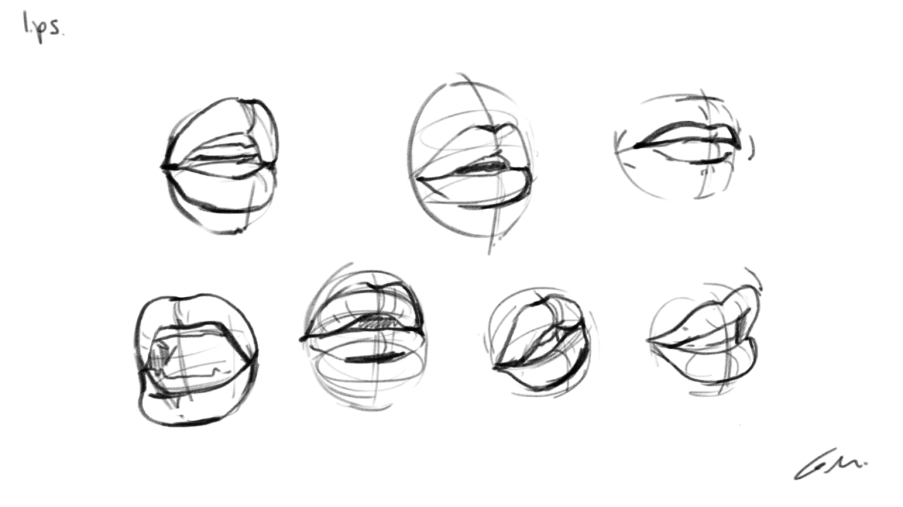 Gregmation — Studies of Lips...My lips