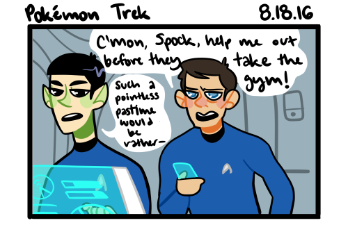 spockno:ok but they’d have so much fun w pokemon gobased on...