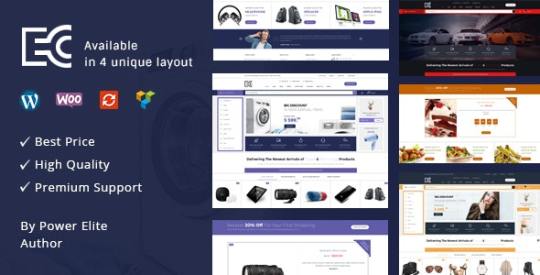 eCode v1.0 - Multipurpose WooCommerce Theme Nulled