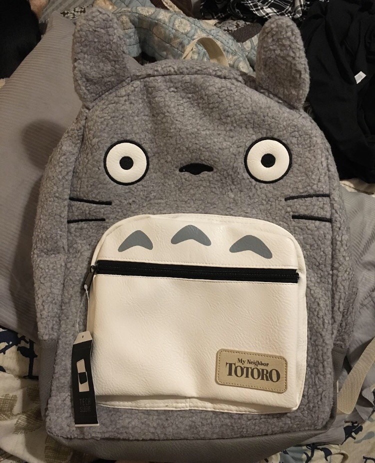 totoro backpack clip