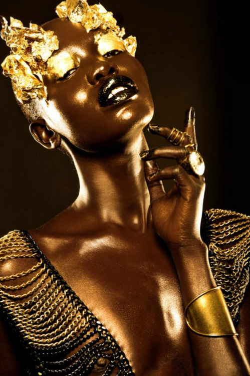 vmagazine:‘Golden Goddess’ - model: Mari Agory - photographer:...