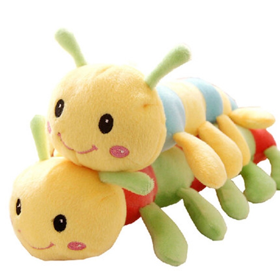 large plush caterpillar