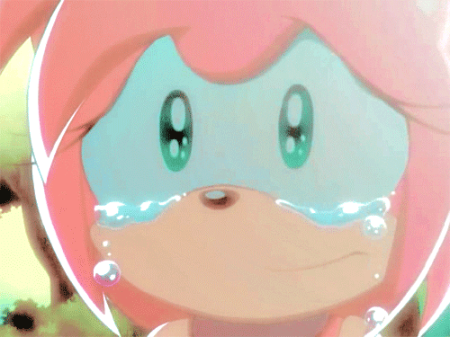 Amy Rose Sonic Crying