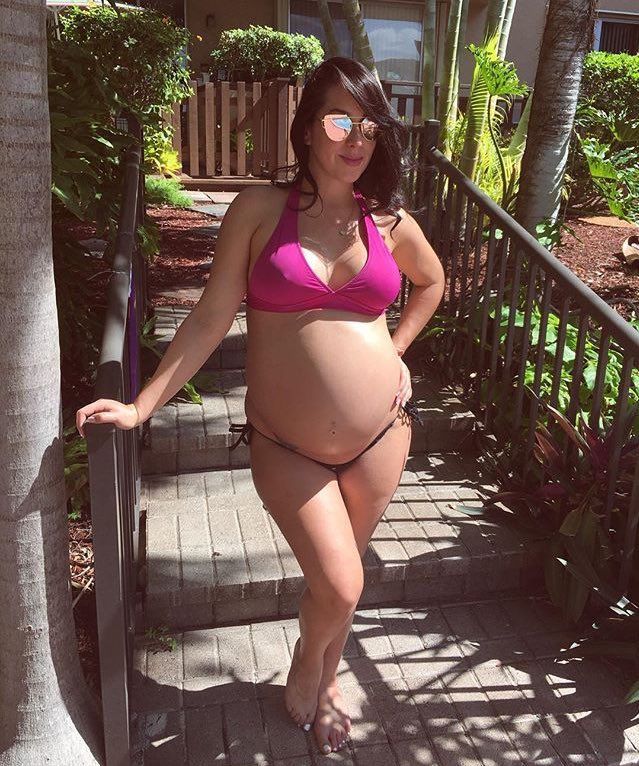 Oiled tinder pregnant girlfriend