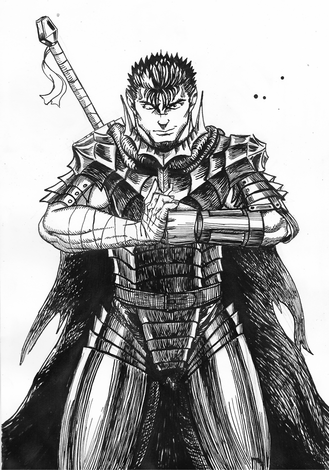 Art of Schnoz - Inktober day 1: Guts Medium: ink and quill