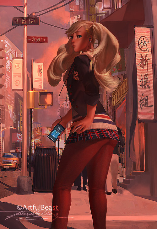 Commission I had done of Ann Takamaki from Persona 5.Artwork...