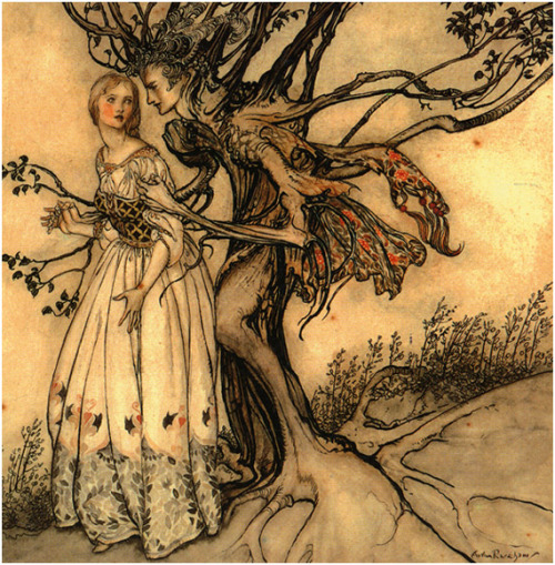 pagewoman:“Suddenly the branches twined round her and turned...