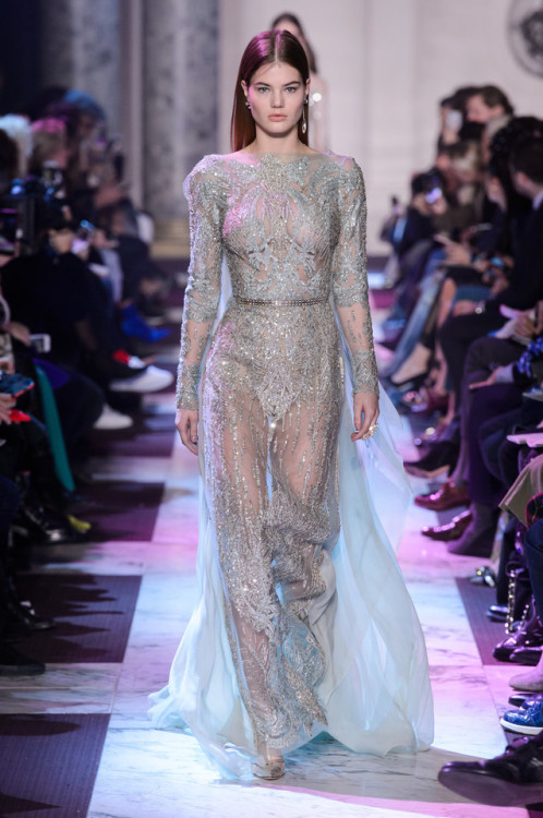 themakeupbrush:Elie Saab Spring 2018 Couture