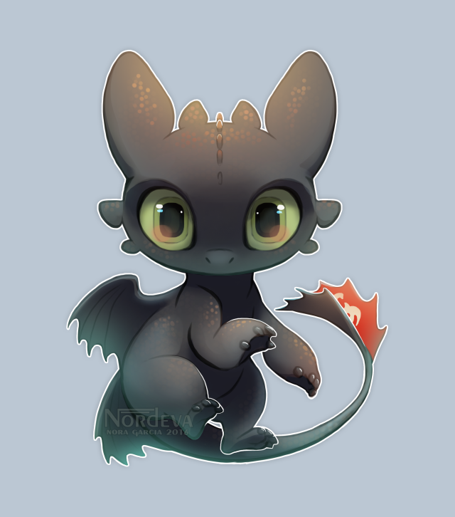 Nordeva - Chibi Toothless based on a pixel animation I did 2...