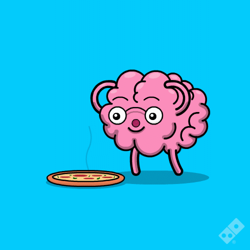 La reacción de nuestro cerebro cuando olemos pizza.