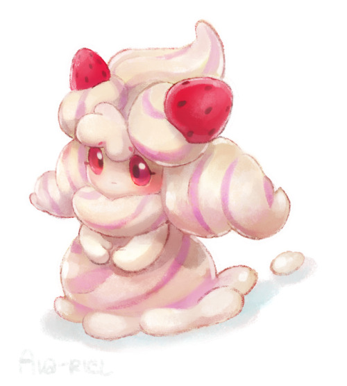 Alcremie!!! I love the design so much ;_;