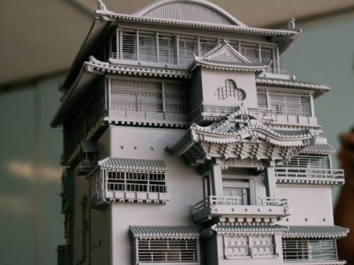 wish–you–were-here:sixpenceee:A model of the bath house from...