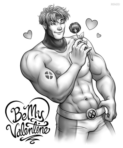 A Gambit to go with the Rogue that I drew for Valentine’s...