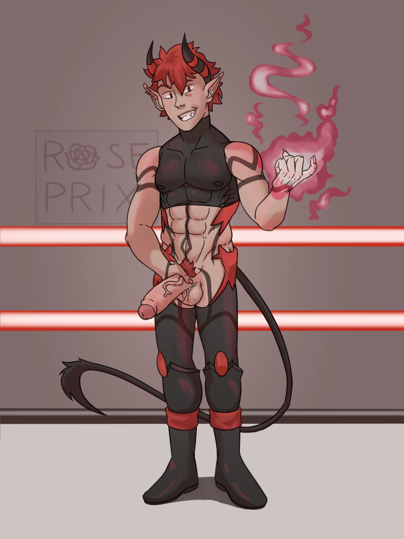 roseprix:
â€œ Pinup Commission for @noxventus!
Character is DDC and belongs to Redflash!
Psst! Like my art? Commission me!
â€