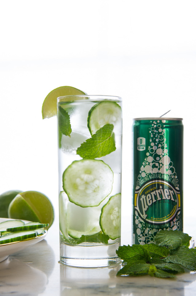 Perrier — Drink This: Cucumber Mint Gin Cooler Images by...
