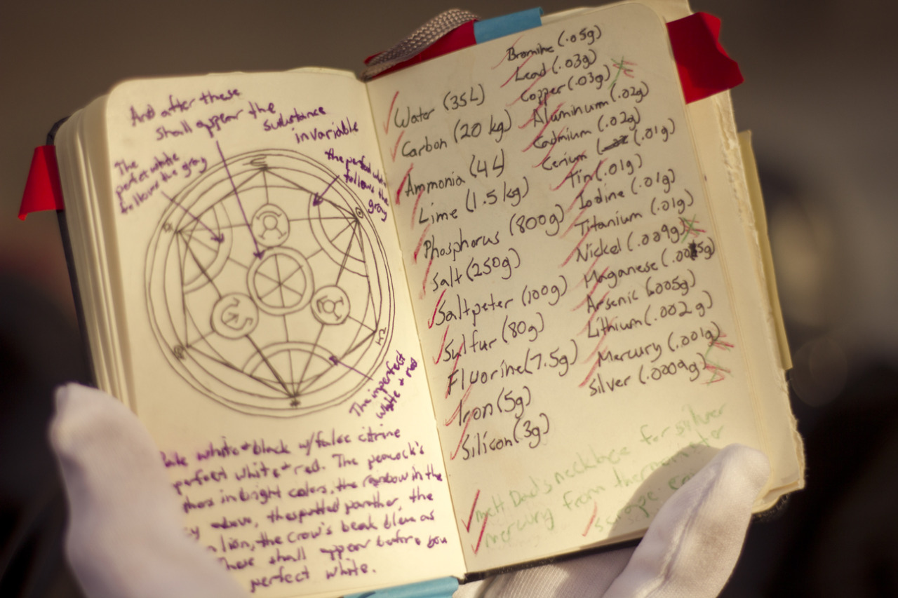 #ActualAlchemistEdwardElric - Edward Elric’s Alchemy Notebook Edward