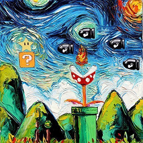 retrogamingblog:Super Mario Bros Paintings made by...