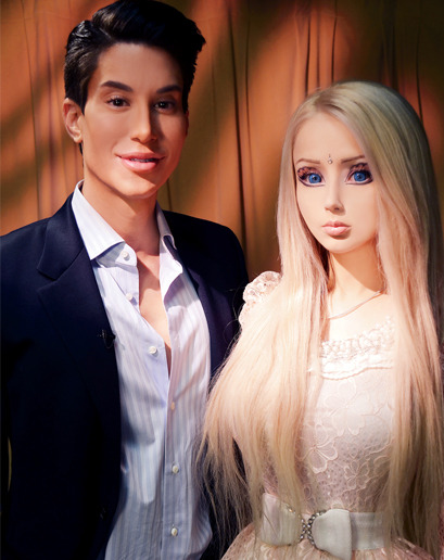 justin jedlica valeria lukyanova human barbie human ken ken doll plastic surgery mental illness insane strange weird internetaught disorder