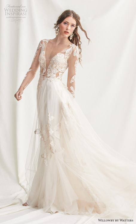 (via Willowby by Watters Spring 2019 Wedding Dresses | Wedding...