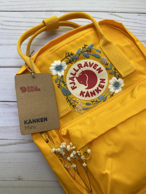 etsy embroidered kanken