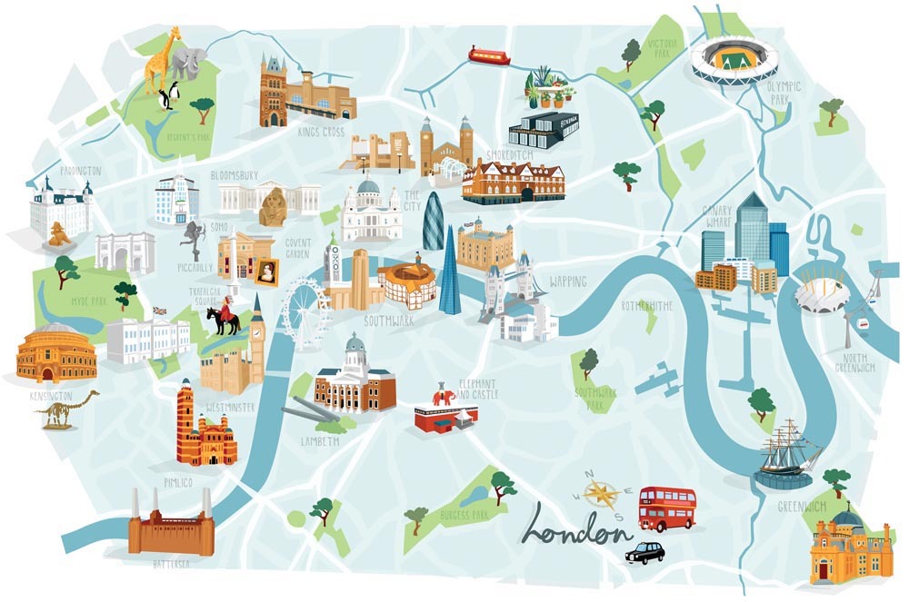 kerry hyndman blog • New London Map illustration. It’s now available to...