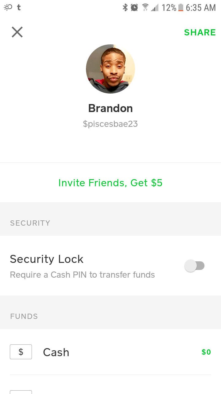 Untitled — Try Cash App using my code and we'll each get ...