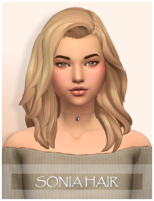 sims 4 maxis match long wavy hair cc