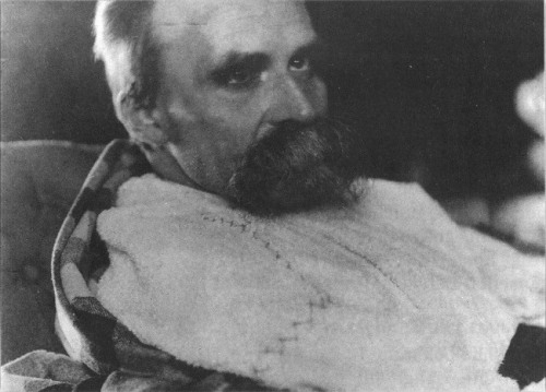 historicaltimes:Friedrich Nietzsche in a psychiatric hospital,...