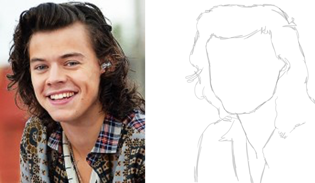 √ Easy Harry Styles Drawing Tutorial Popular Century