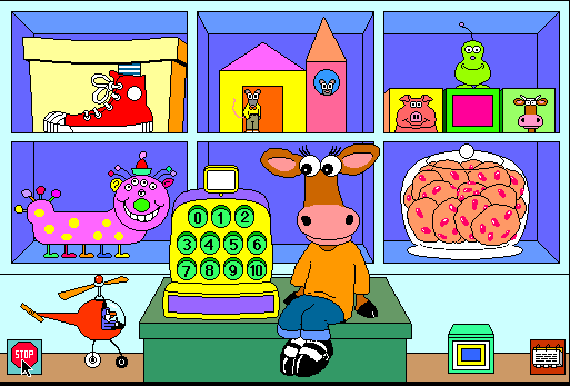 your90s2000sparadise:Millie’s Math House, 1990′s