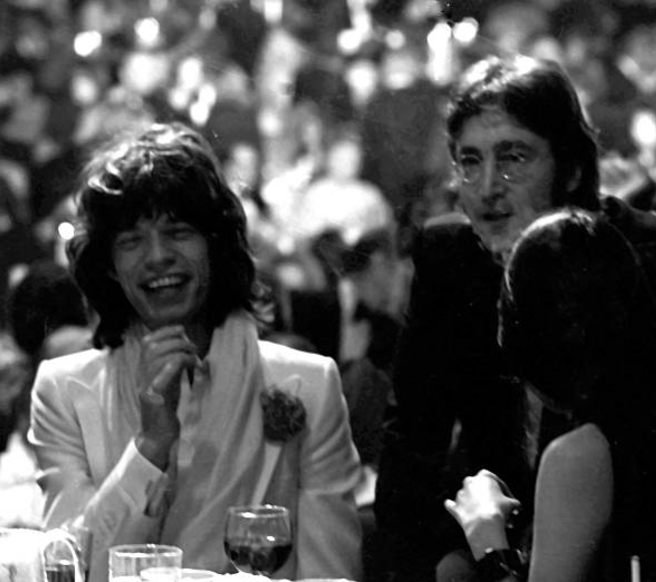 Mick Jagger joins John Lennon and his girlfriend... - Eclectic Vibes