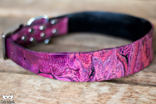 A custom order buckle collar that dried with some super fun...