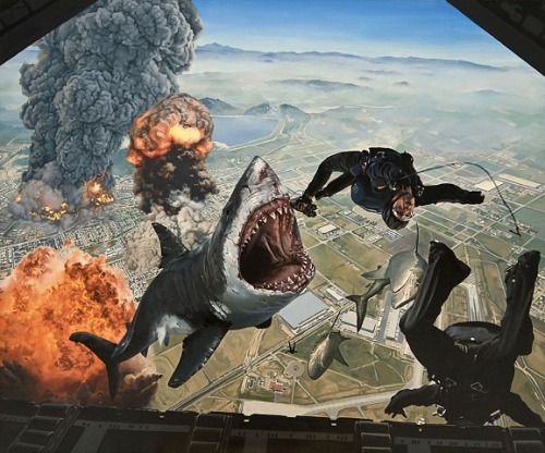 Surreal oil paintings by Caleb Brown