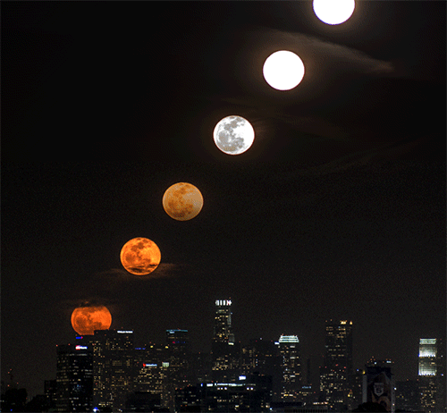 Timelapse of the Moon rising. Made by Dan... - Exploring Space