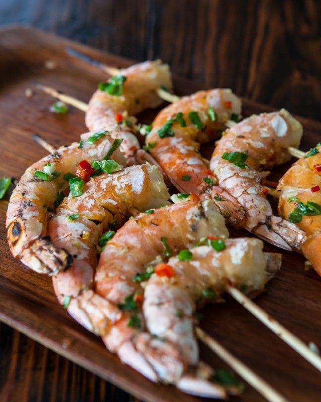 Chinese Grilled Shrimp, via Steamy Kitchen