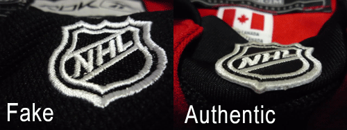 authentic vs replica nhl jersey