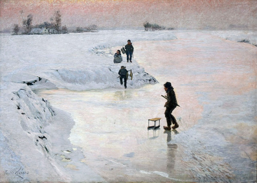 Emile Claus - The Skaters (1891)