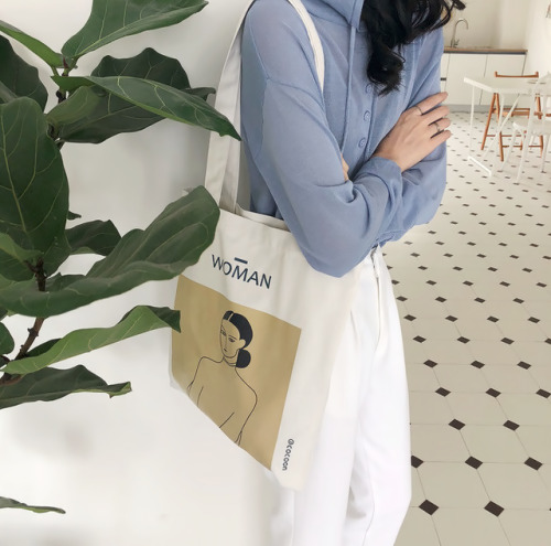 liliest:printed canvas tote bag