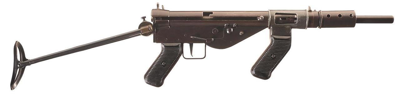 Historical Firearms Austen Submachine Gun At The Beginning Of The