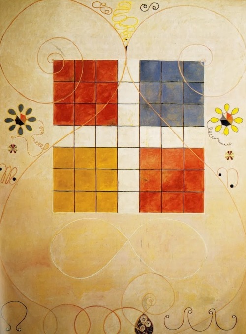 Hilma af Klint .Grupp IV, nr. 10. De tio största,...