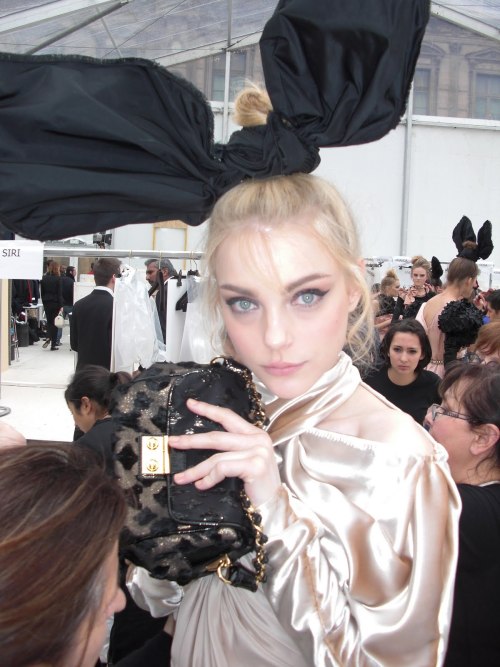 readytorunway:Jessica Stam  at Louis Vuitton Fall/Winter...