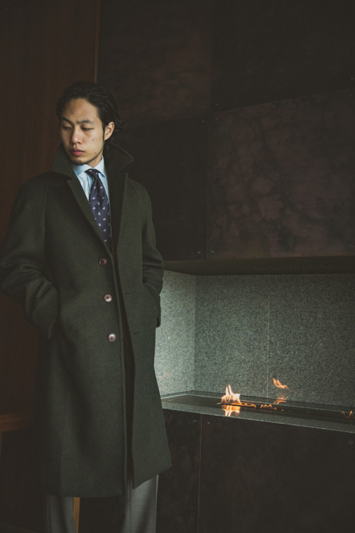 vannibespoke:VANNI Bespoke.Raglan balmacan coat.