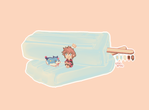 lokiroki:sea salt ice cream + meow wow and sora :3please do...