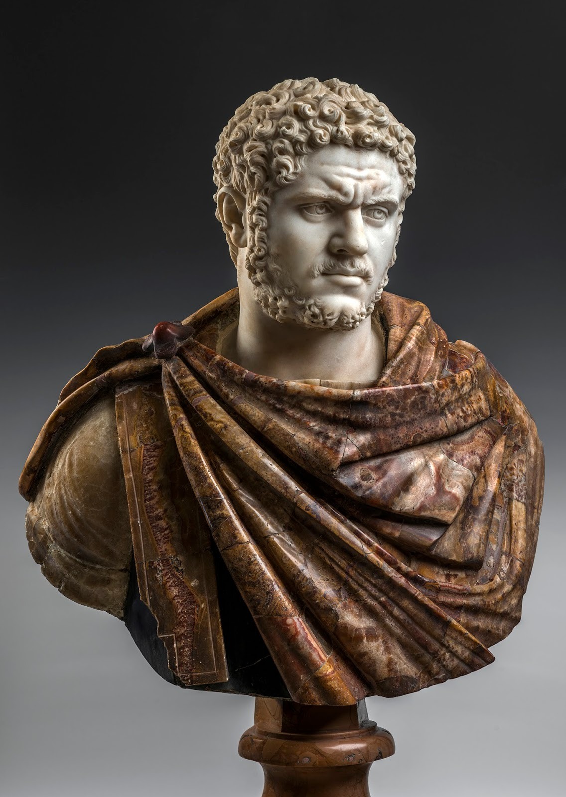 QUEST FOR BEAUTY - Bust of the Emperor Caracalla. 1570-80. white...