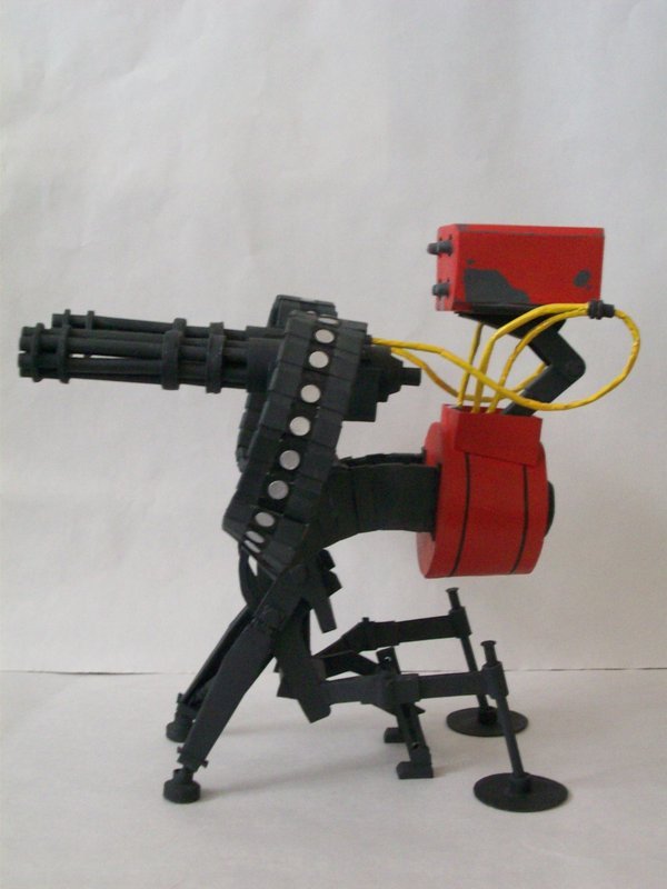 Paper Model Of Level 3 Sentry Gun From Team —